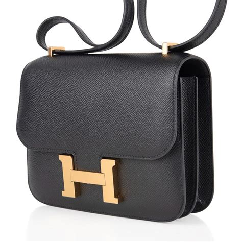 hermes black constance bag|Hermes constance vs quota baggage.